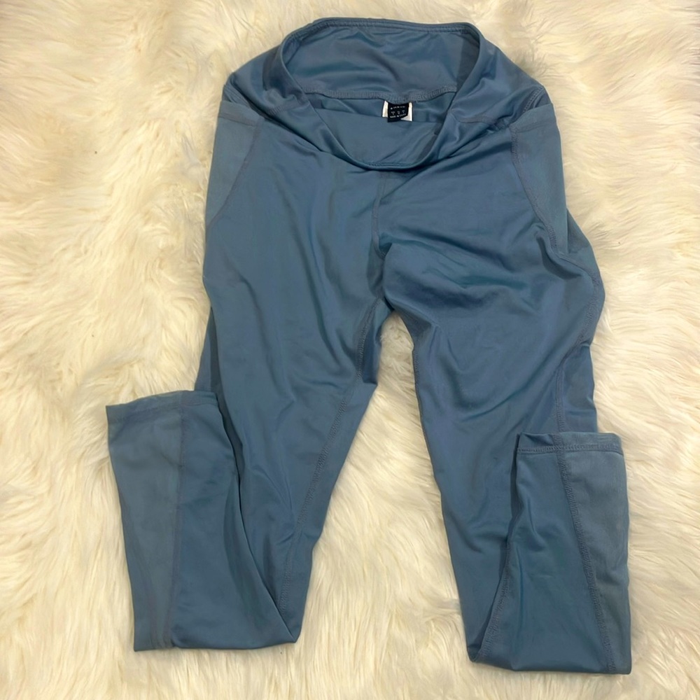Blue long leggings